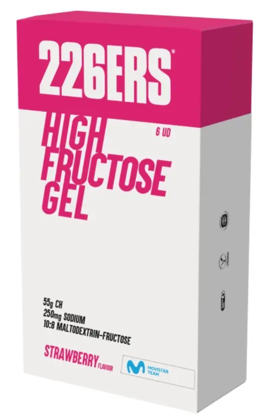 226ERS HIGH FRUCTOSE ENERGY GEL NO CAFFEINE 80g - 6/BOX