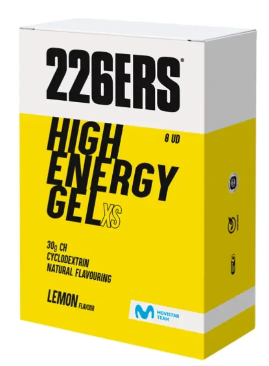 226ERS HIGH ENERGY GEL NO CAFFEINE 45g - 8/BOX