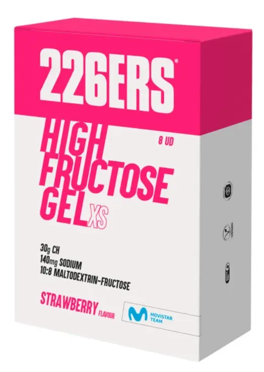 226ERS HIGH FRUCTOSE ENERGY GEL NO CAFFEINE 44g - 8/BOX