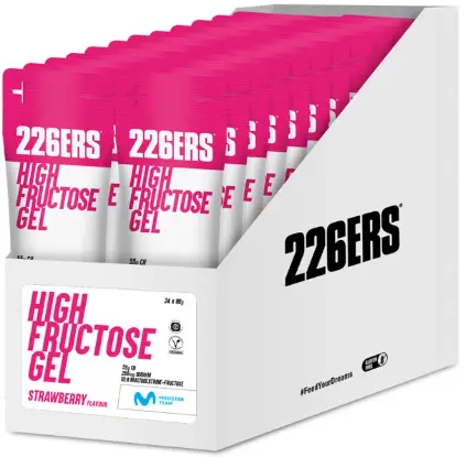226ERS HIGH FRUCTOSE GEL 80G NO CAFFEINE - 24/BOX