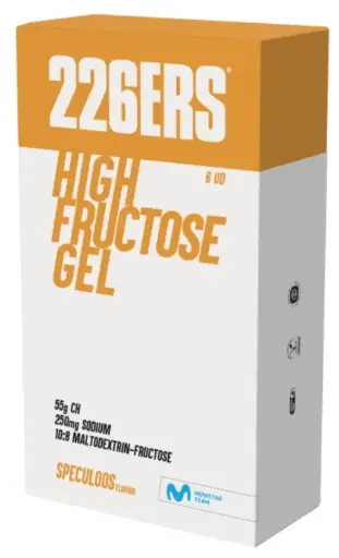 226ERS HIGH FRUCTOSE ENERGY GEL NO CAFFEINE 80g - 6/BOX