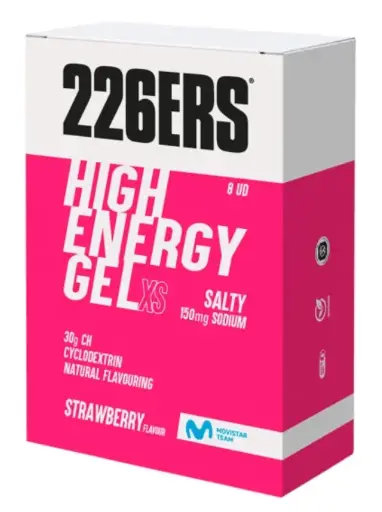 226ERS HIGH ENERGY GEL NO CAFFEINE 45g - 8/BOX
