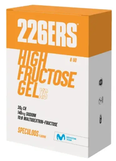 226ERS HIGH FRUCTOSE ENERGY GEL NO CAFFEINE 44g - 8/BOX